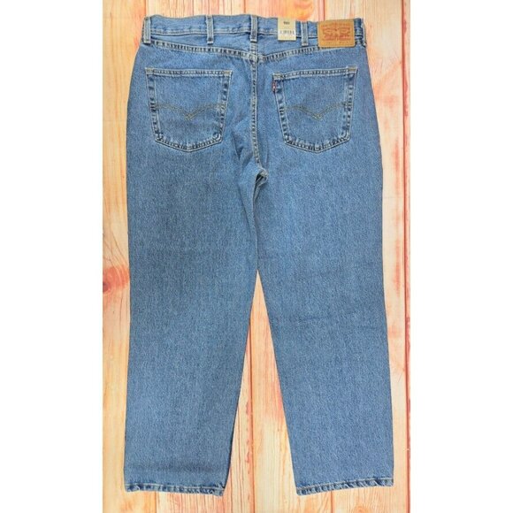 Levis Mens 550 Relaxed Fit Jeans 38x30 Blue Denim NWT - Picture 2 of 9